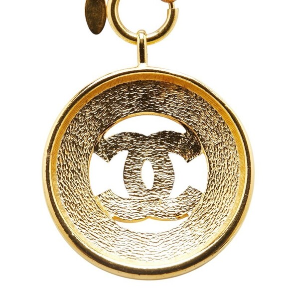 CHANEL Gold Logo Necklace - Picture 3 of 9